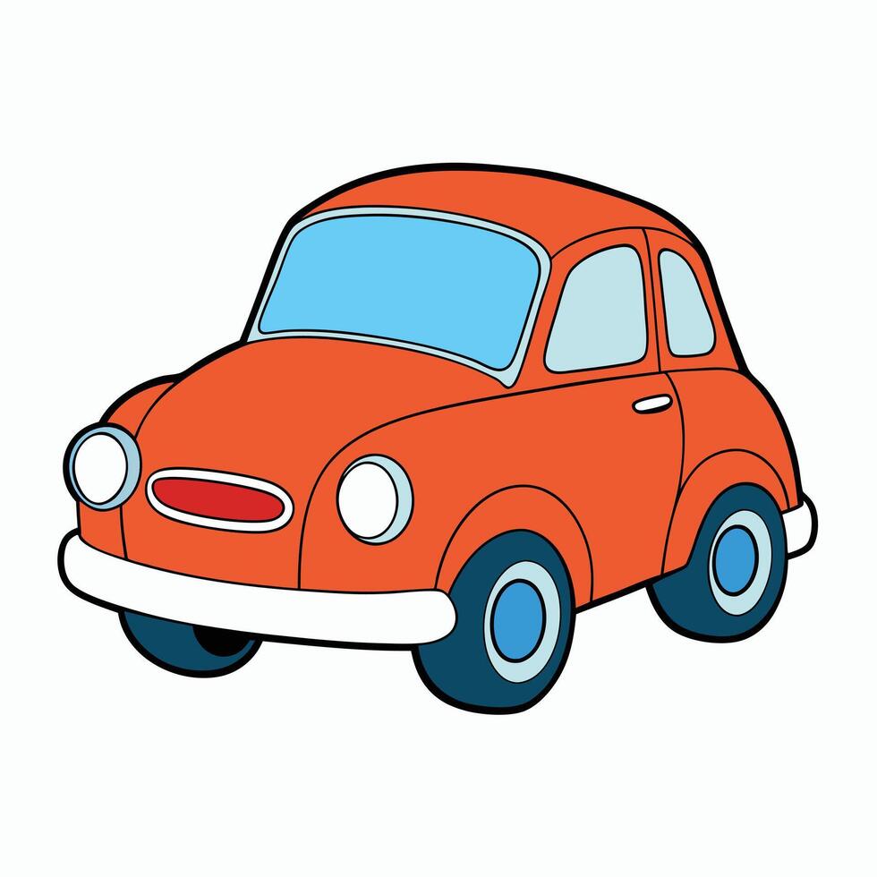 Happy Cartoon Train Illustration vector