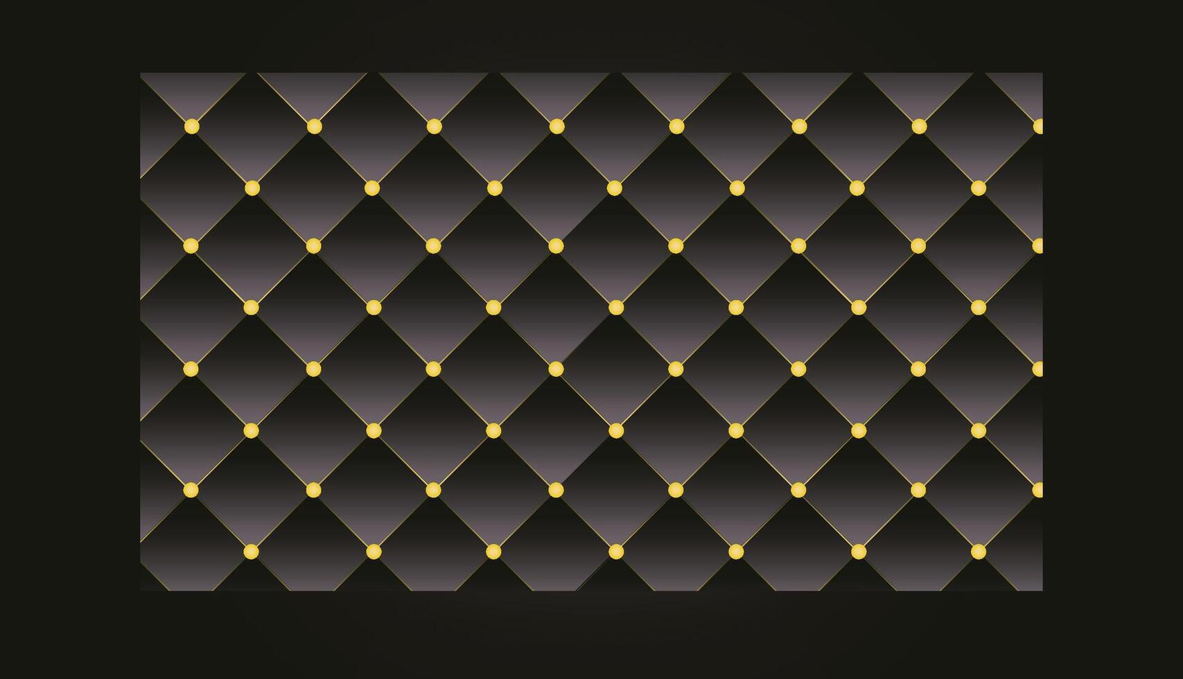 Black and Golden Leather Pattern Design Background vector