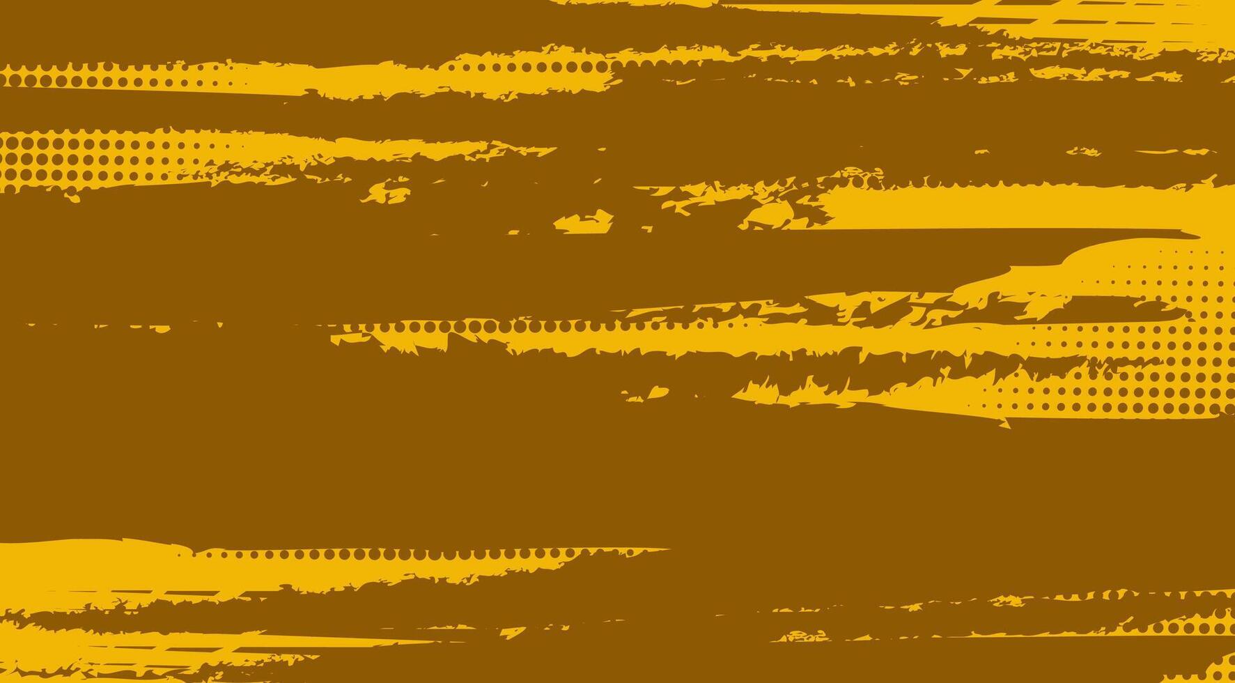 a yellow and brown background with a few lines vector
