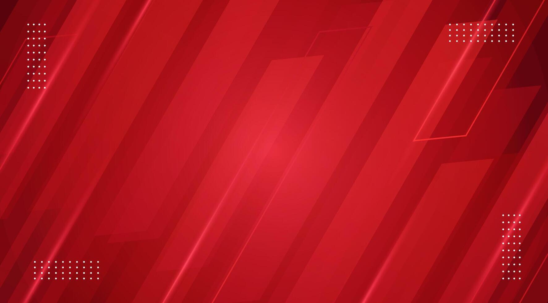 Red Modern geometric shapes background. Gradient abstract banner. Template for landing page design or website background vector