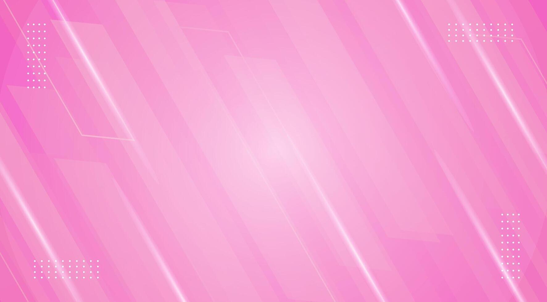 Pink Modern geometric shapes background. Gradient abstract banner. Template for landing page design background vector