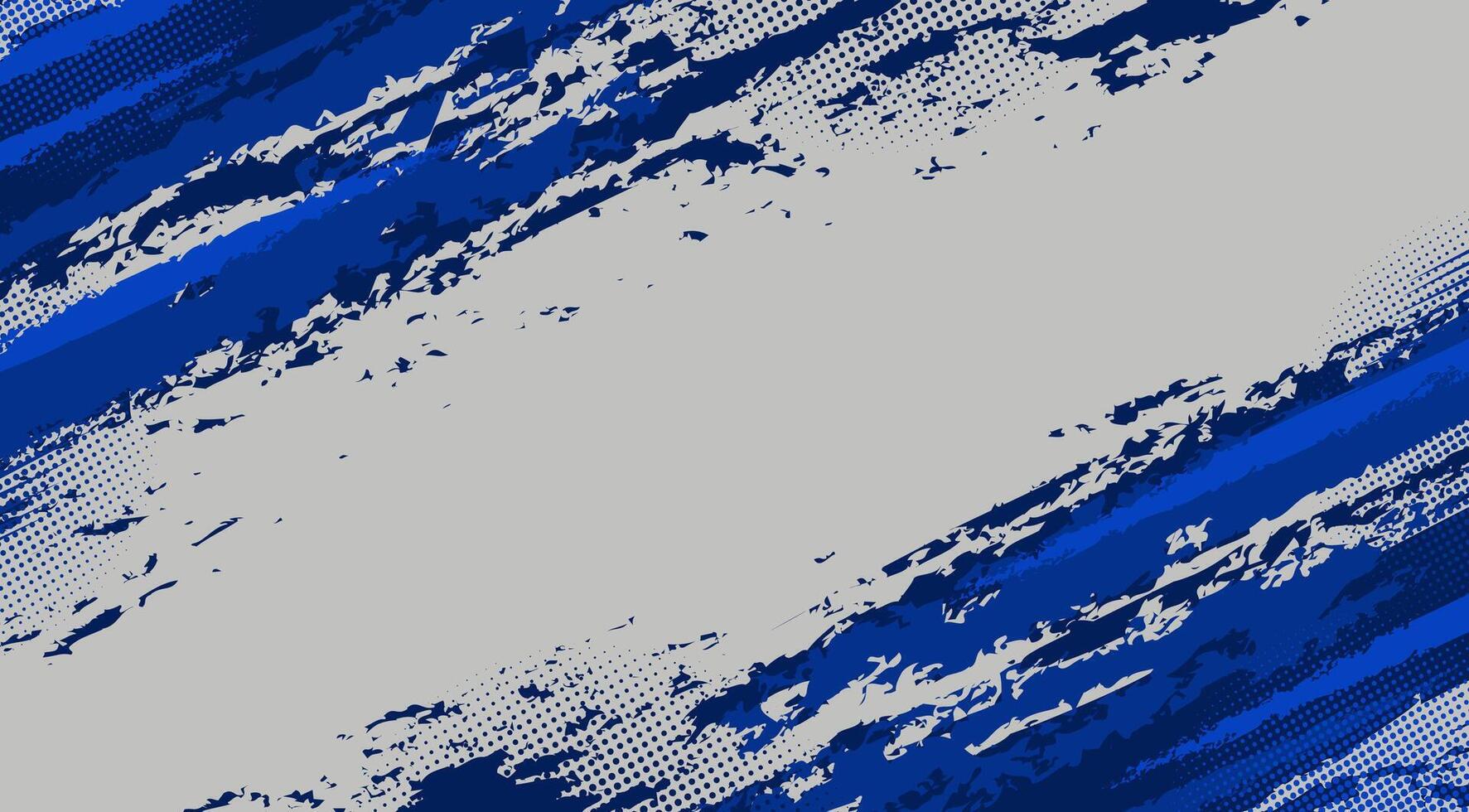 blue and gray grunge background with a blue and white paint splatter vector