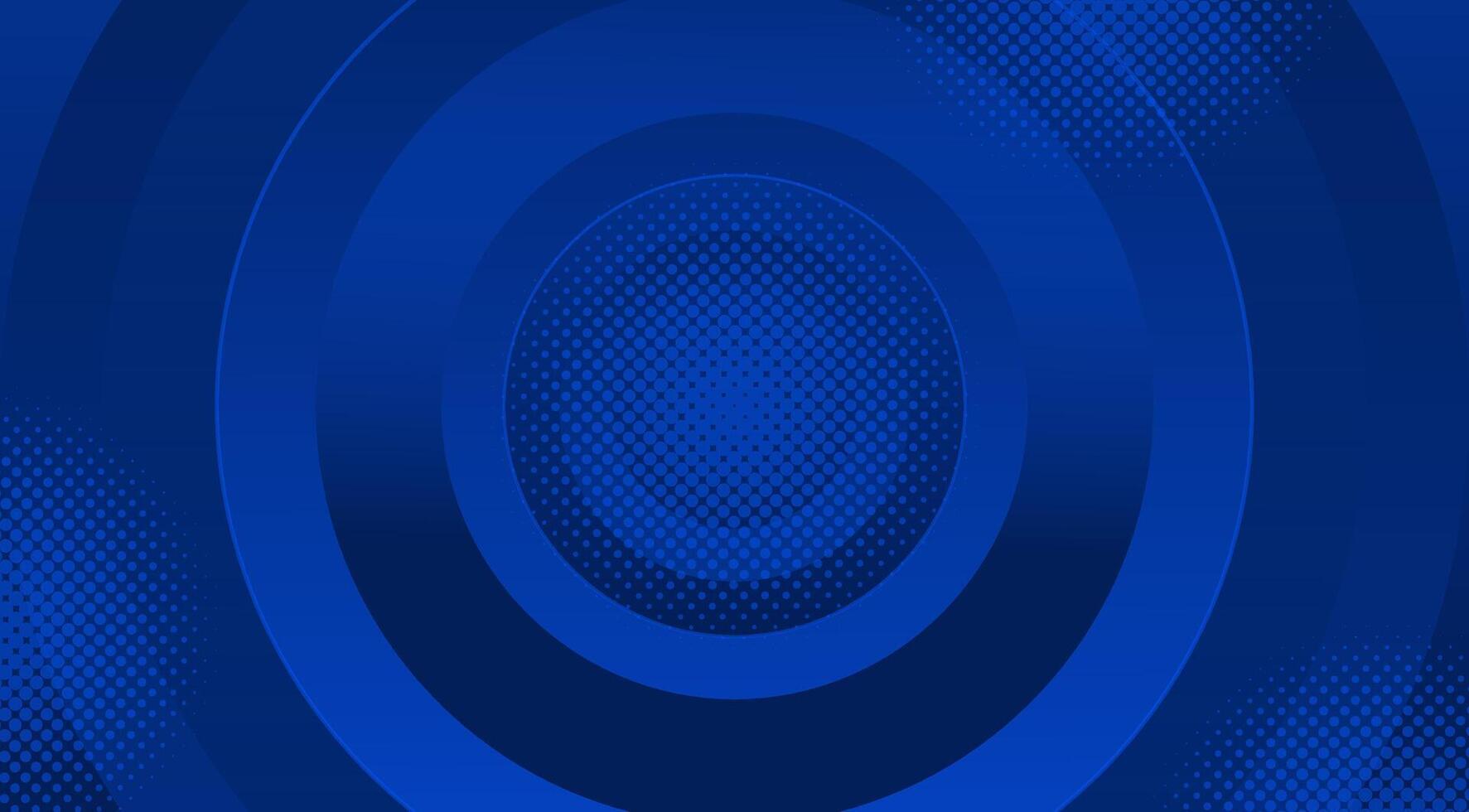 Blue modern abstract round background. for banner background design vector