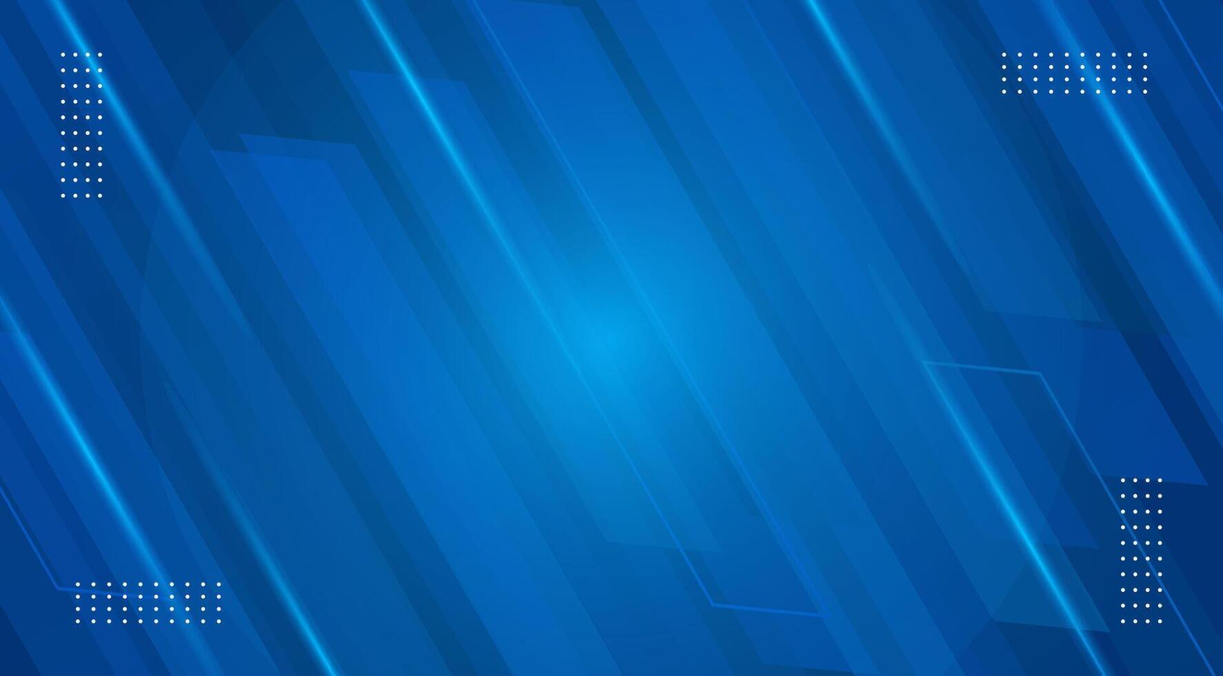 Blue Modern geometric shapes background. Gradient abstract banner vector