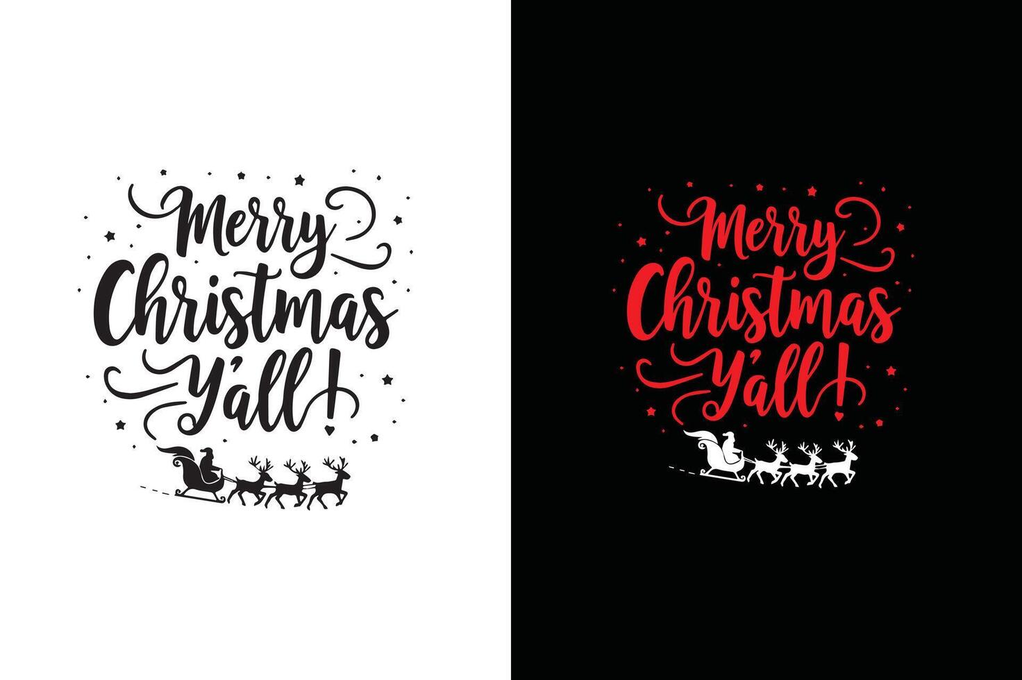 Festive Christmas Typography Illustration Holiday Design and Seasonal Art vector