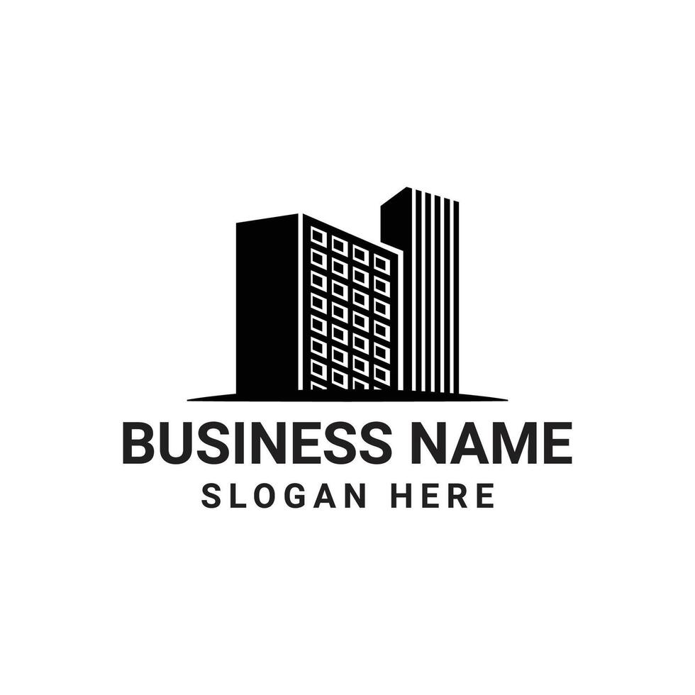 apartment logo template vector