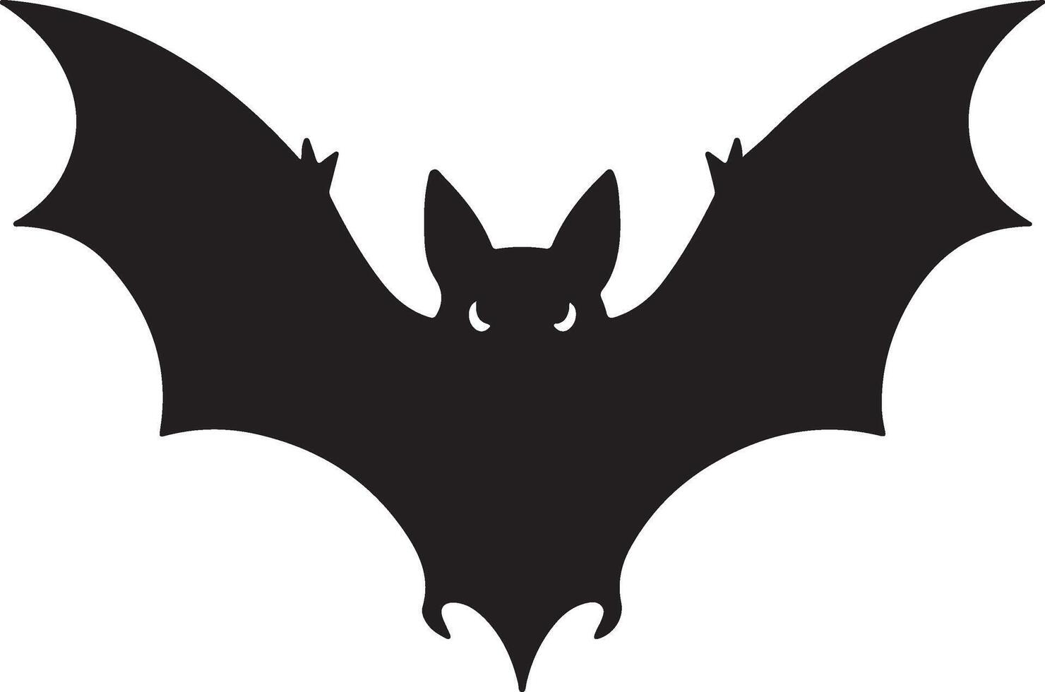 Halloween bat art vector