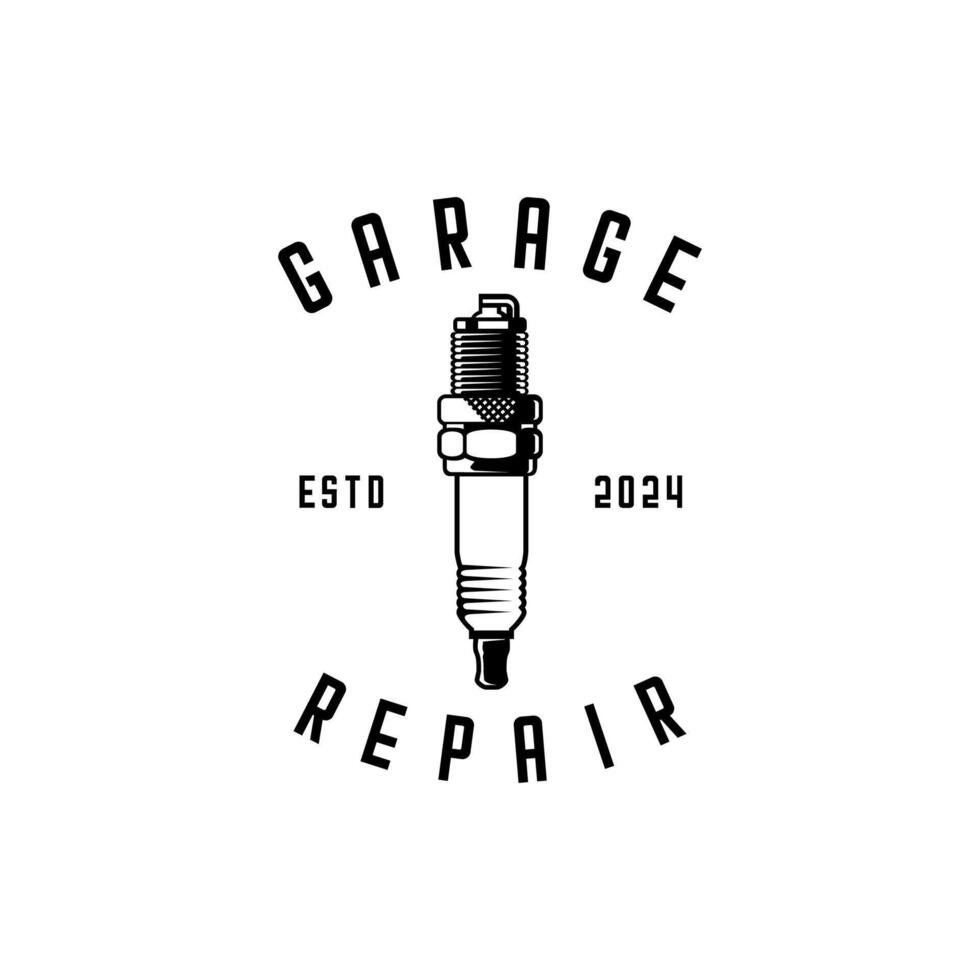 Repair garage logo vector