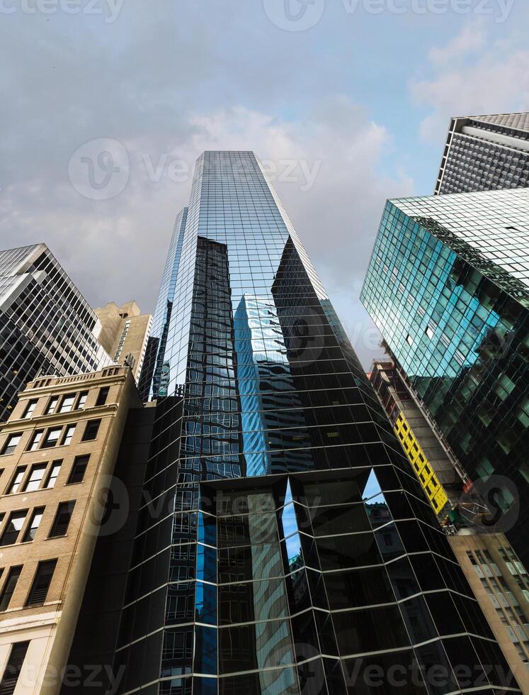 A tall building with a lot of windows photo