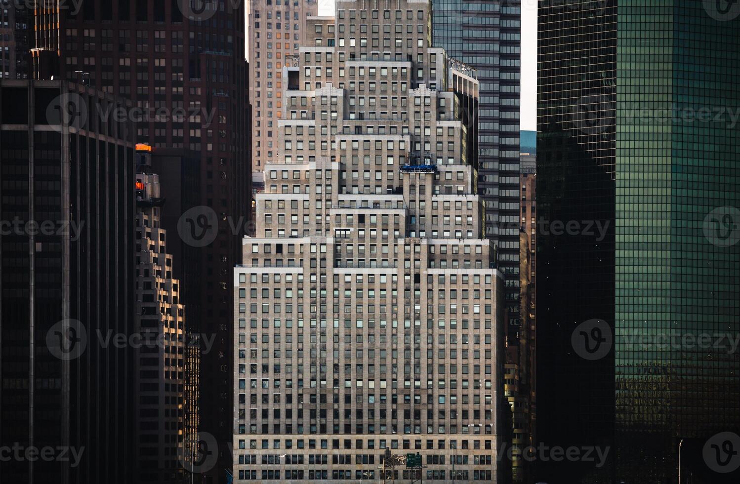 A tall building with a clock on it photo