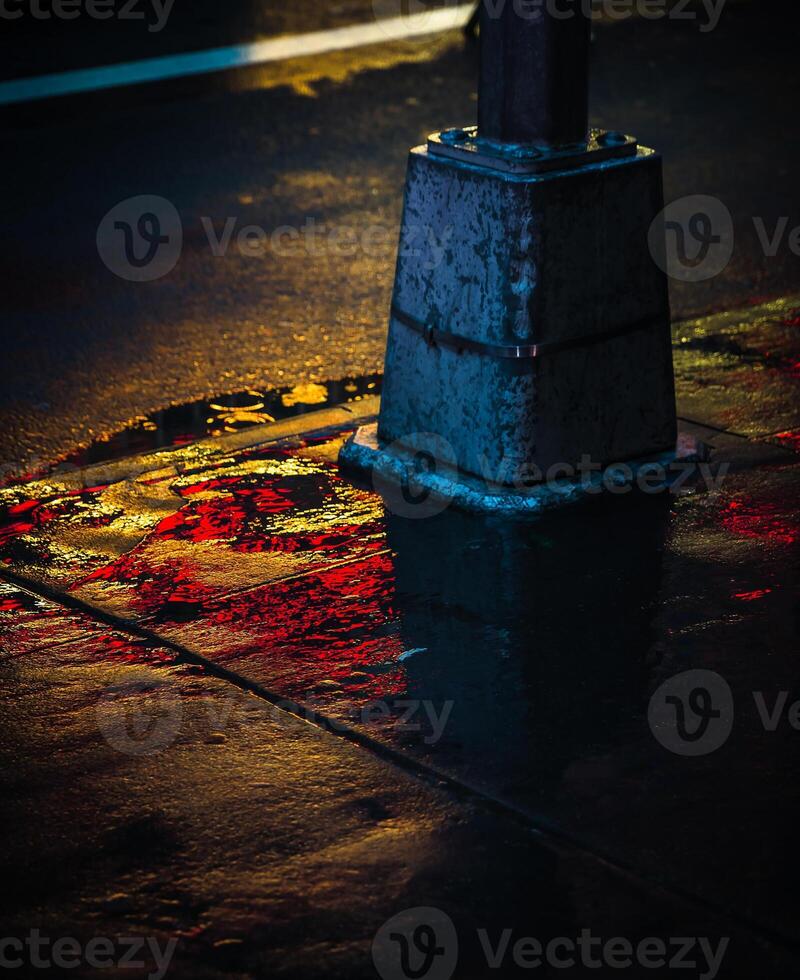 A fire hydrant on the side of the road photo
