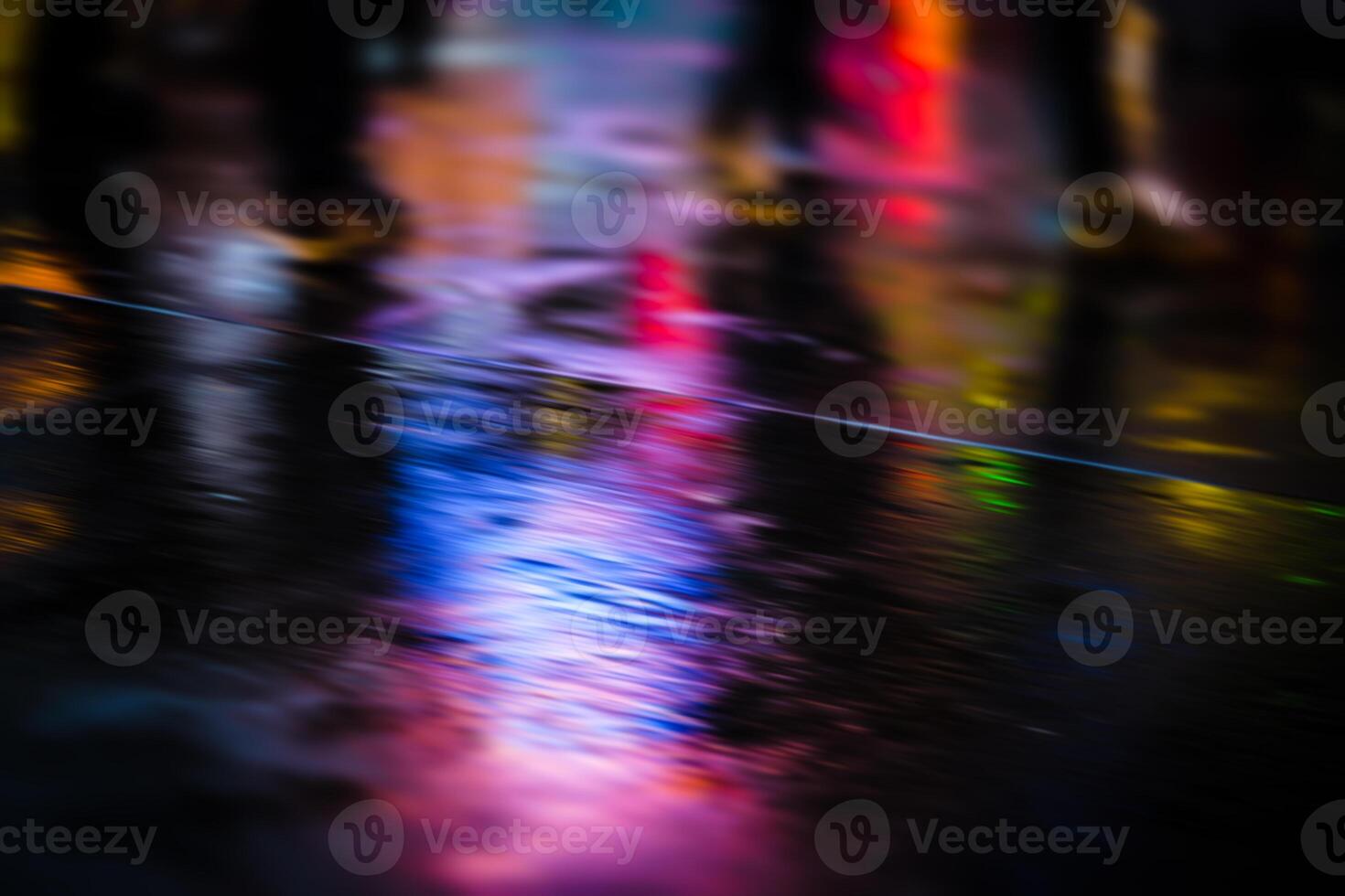 People walking in the rain photo