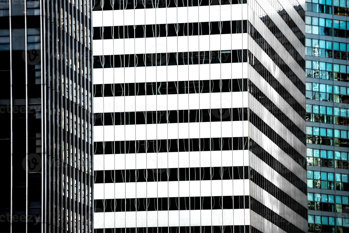 A close up of a building with many windows photo