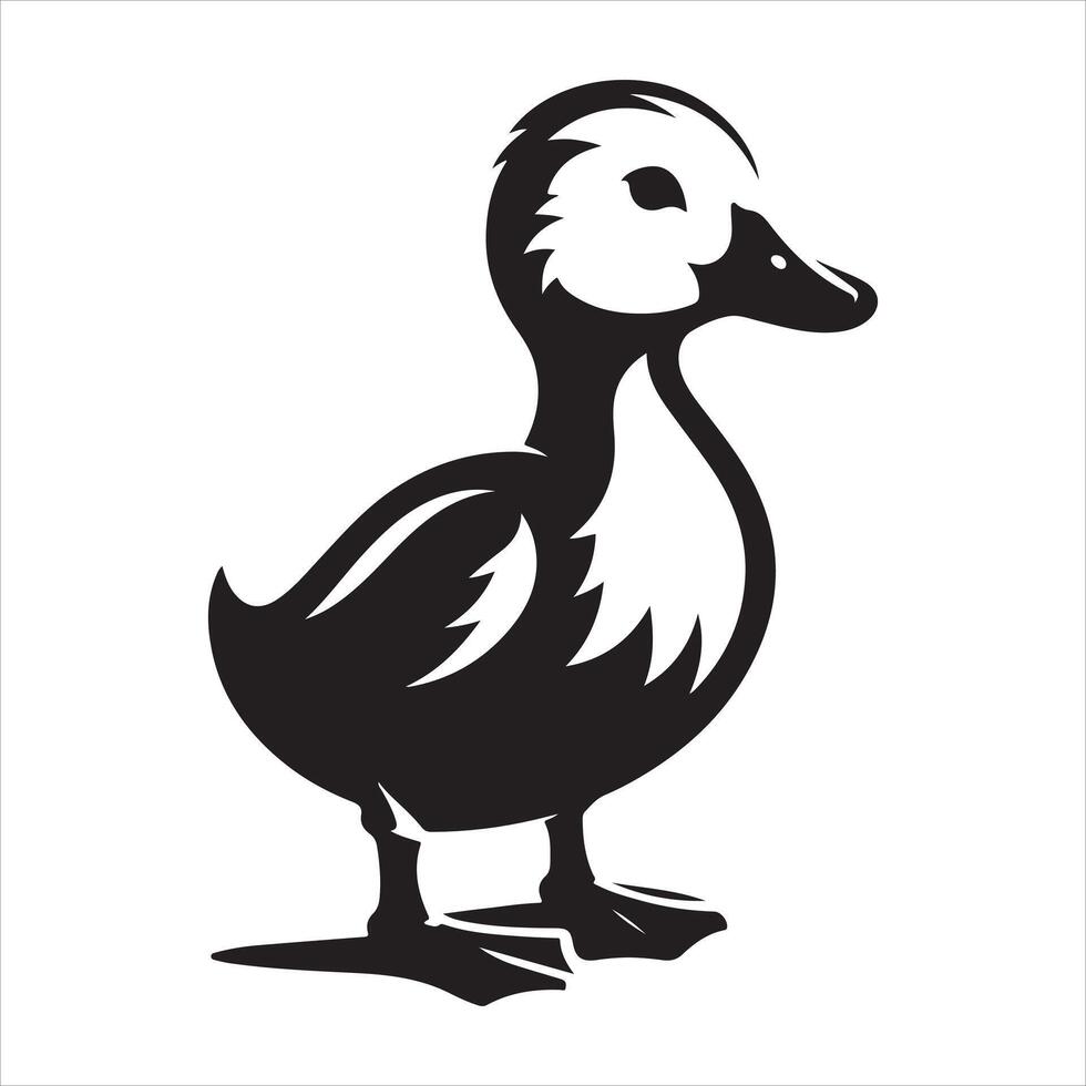 Duckling art illustration vector