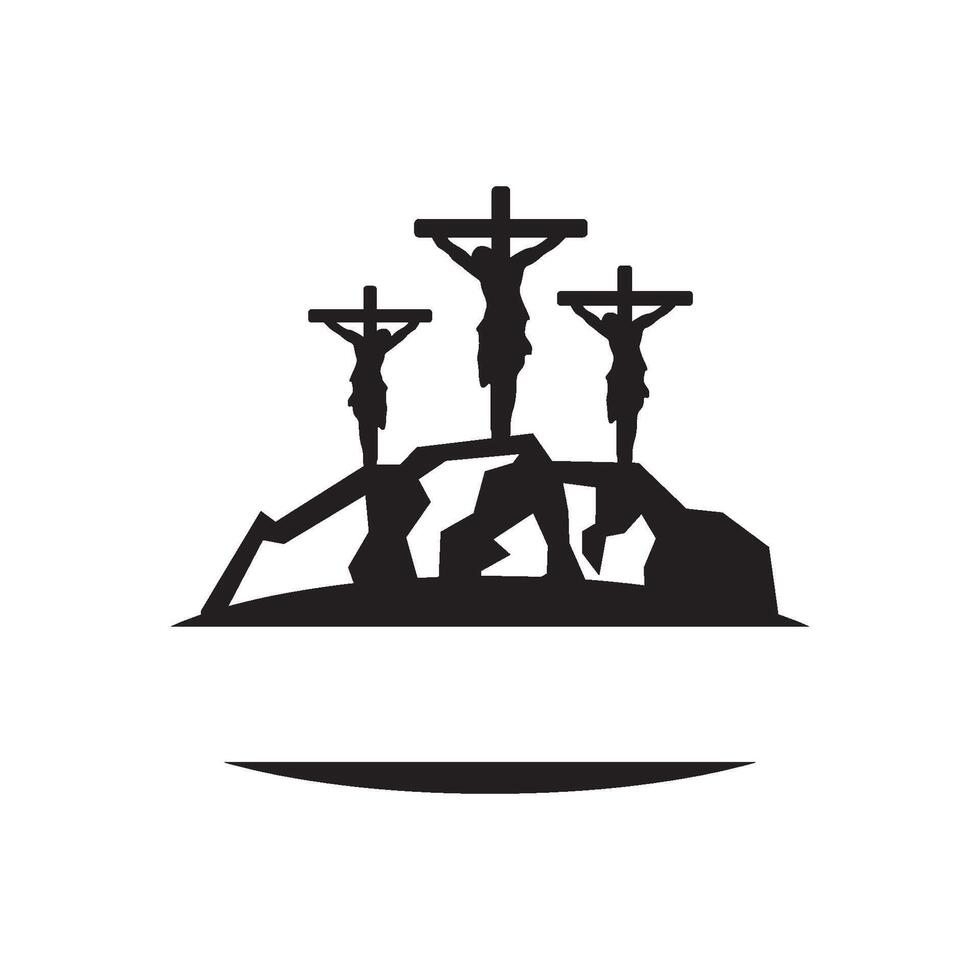 Good Friday Peace of Holy Week Social Media Post, Web Banner, Status, Story vector