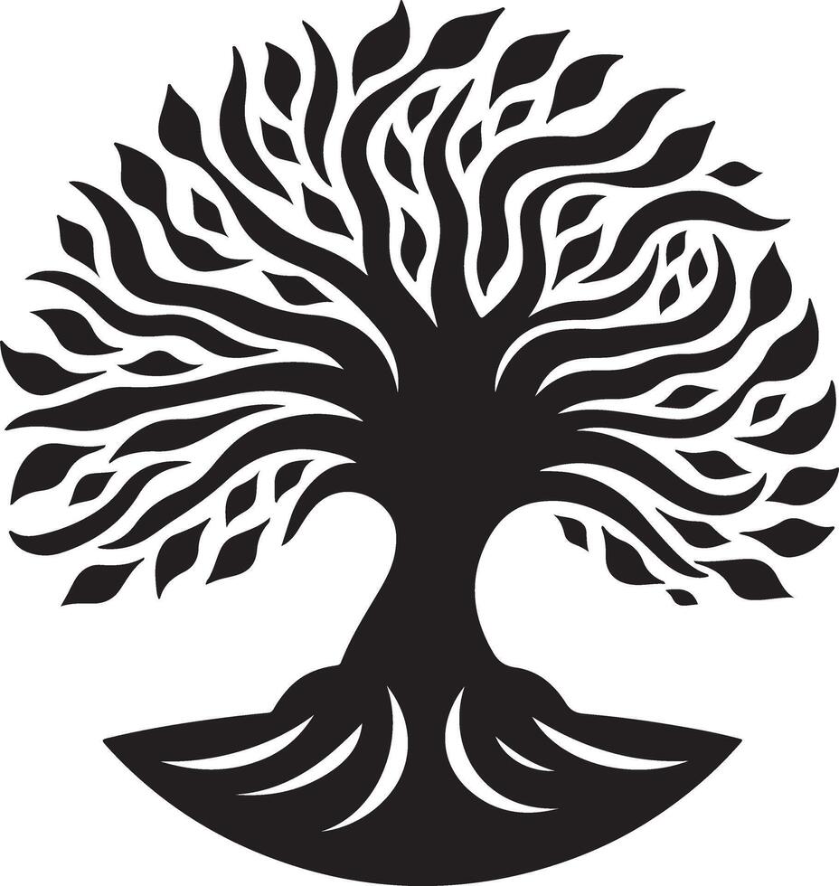 Tree logo image illustration vector