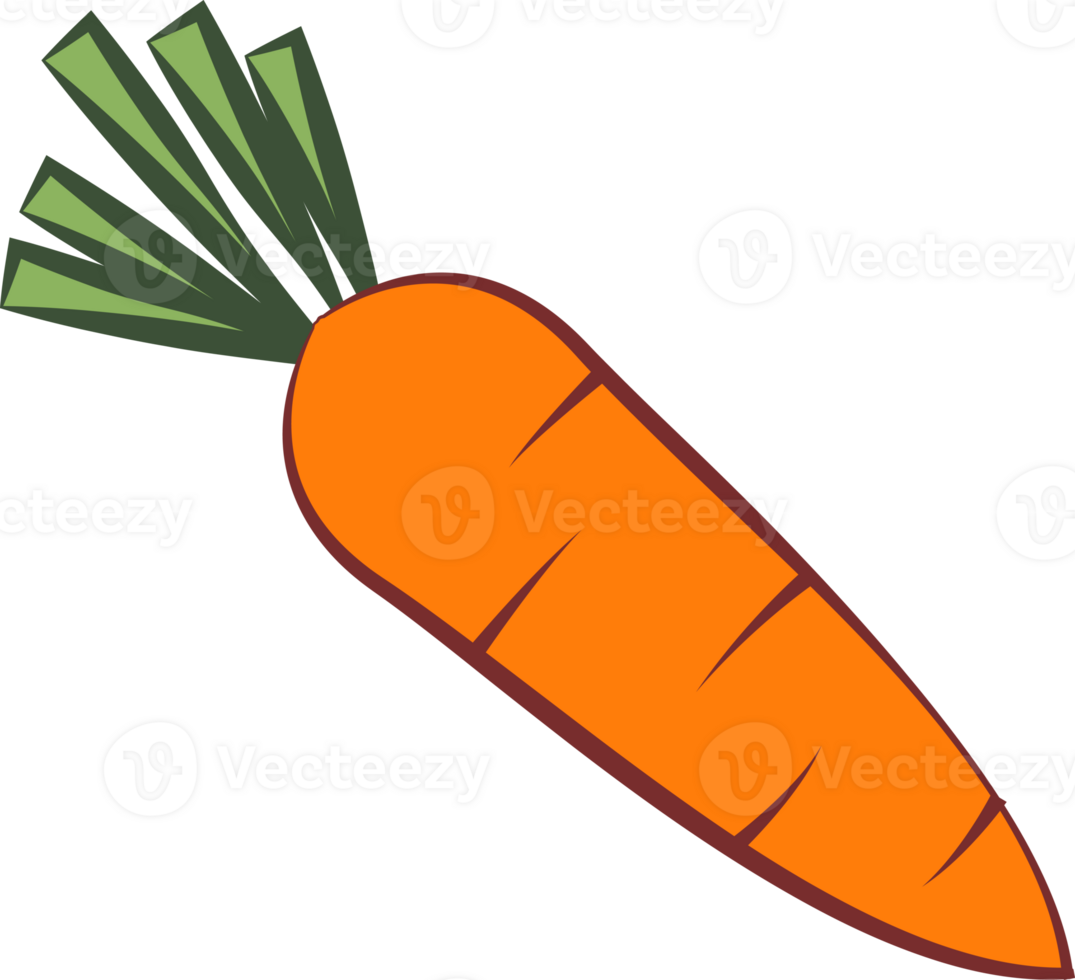 carrot cartoon design png