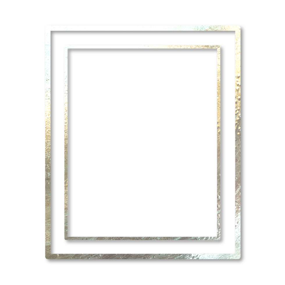 A square frame with a Transparent background png