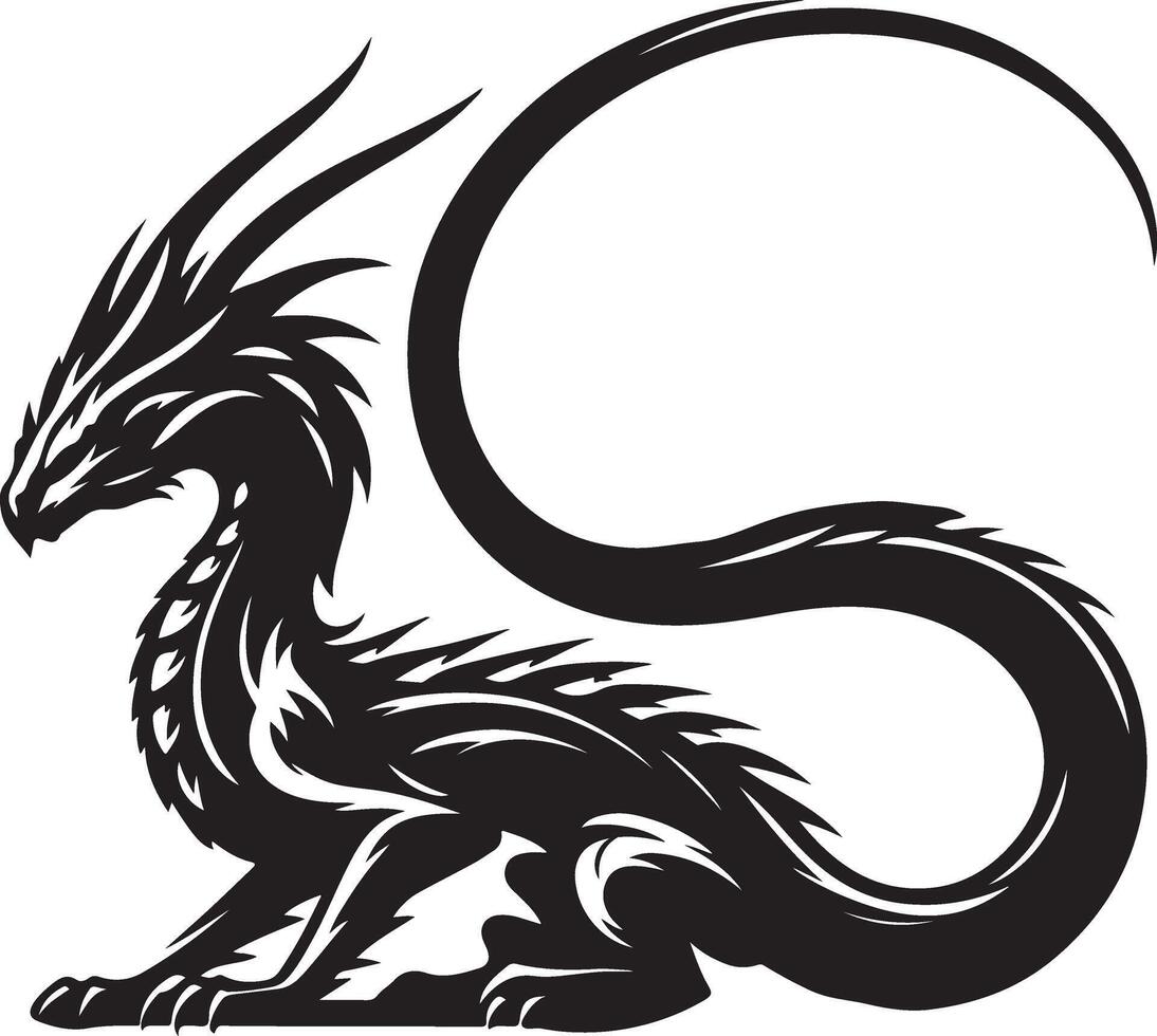 Nightfall Serpent The Shadow of the Dragon vector
