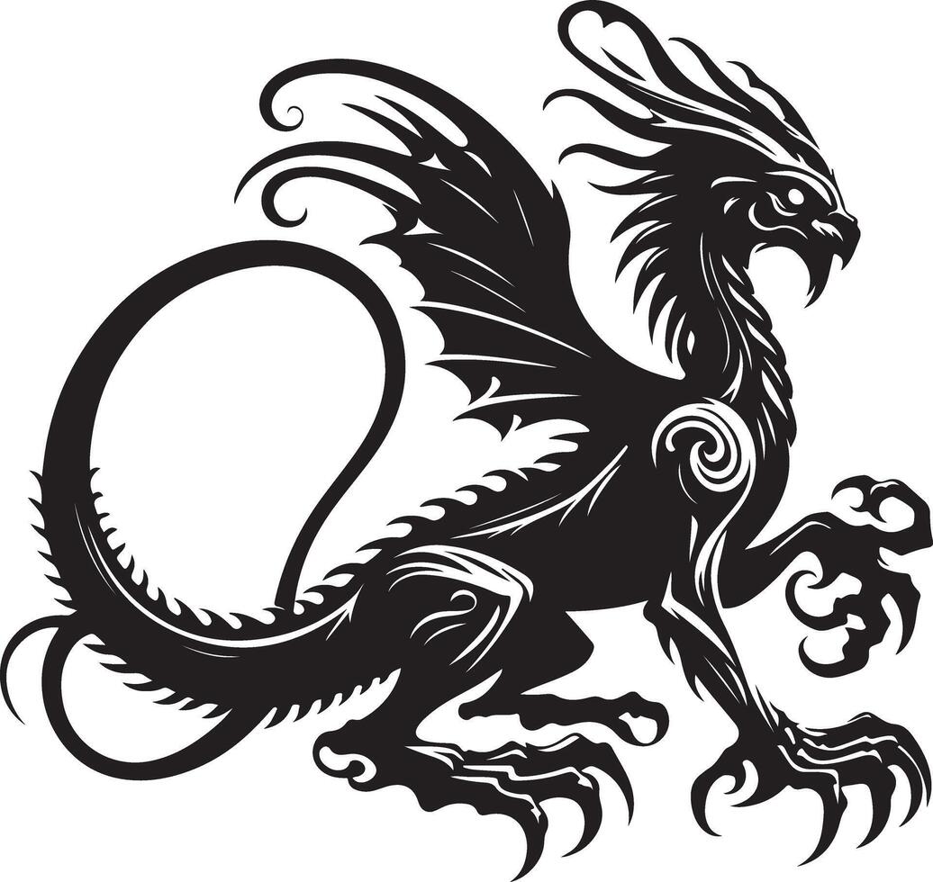 Inferno's Guardian The Dragon's Flame vector