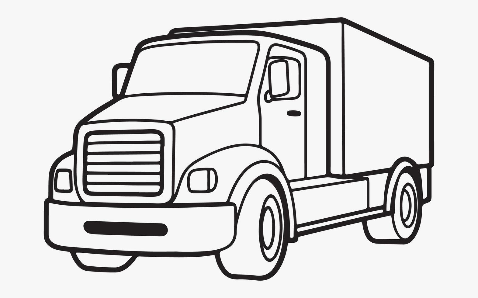 Classic Car Line Art vector