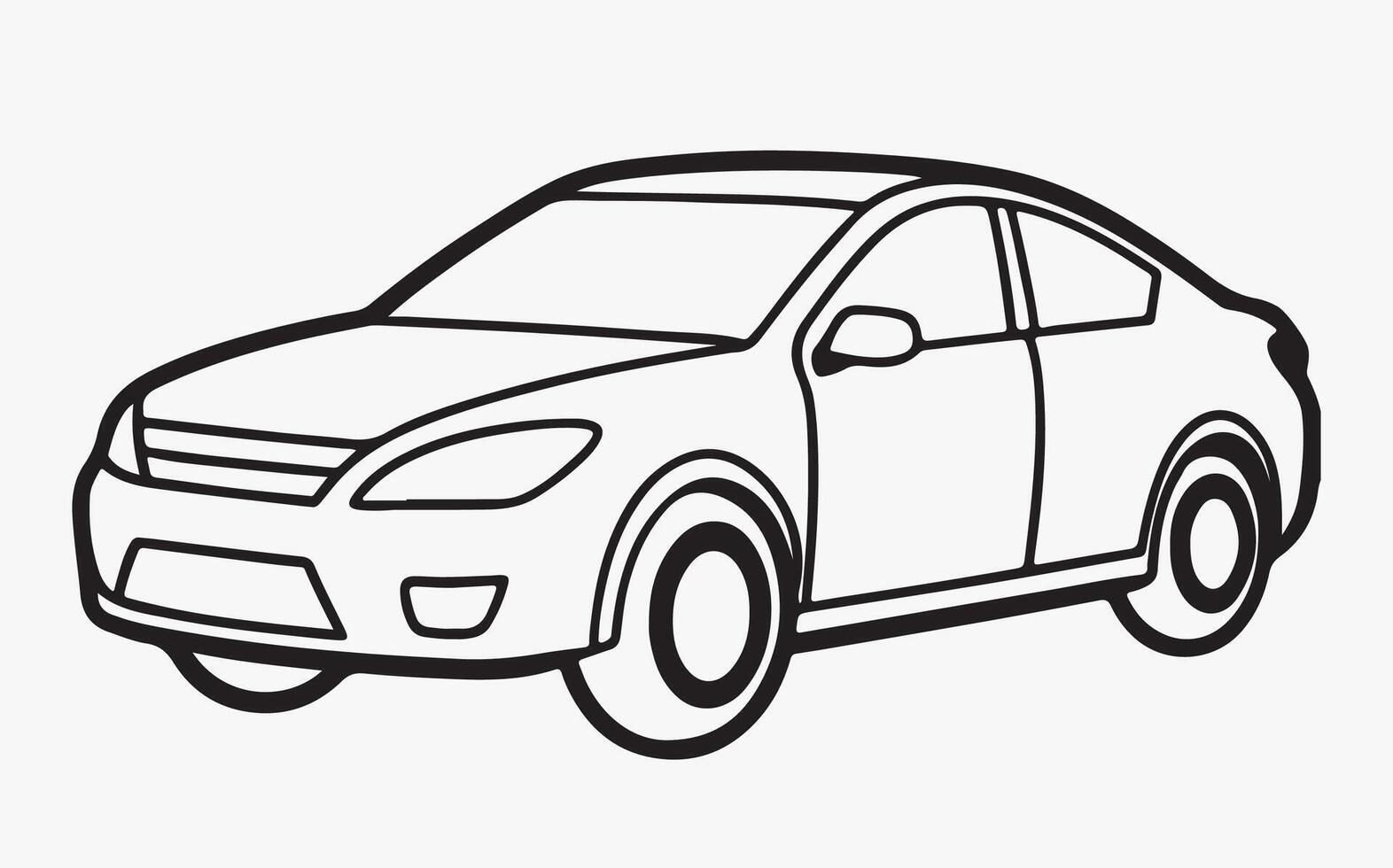 Vintage car art image vector