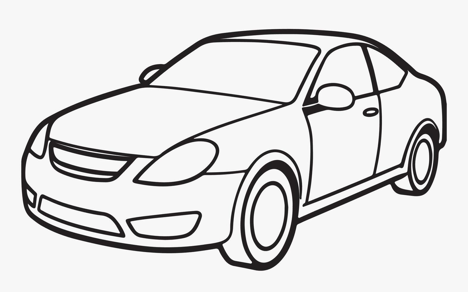 Amaizing Car line art icon vector