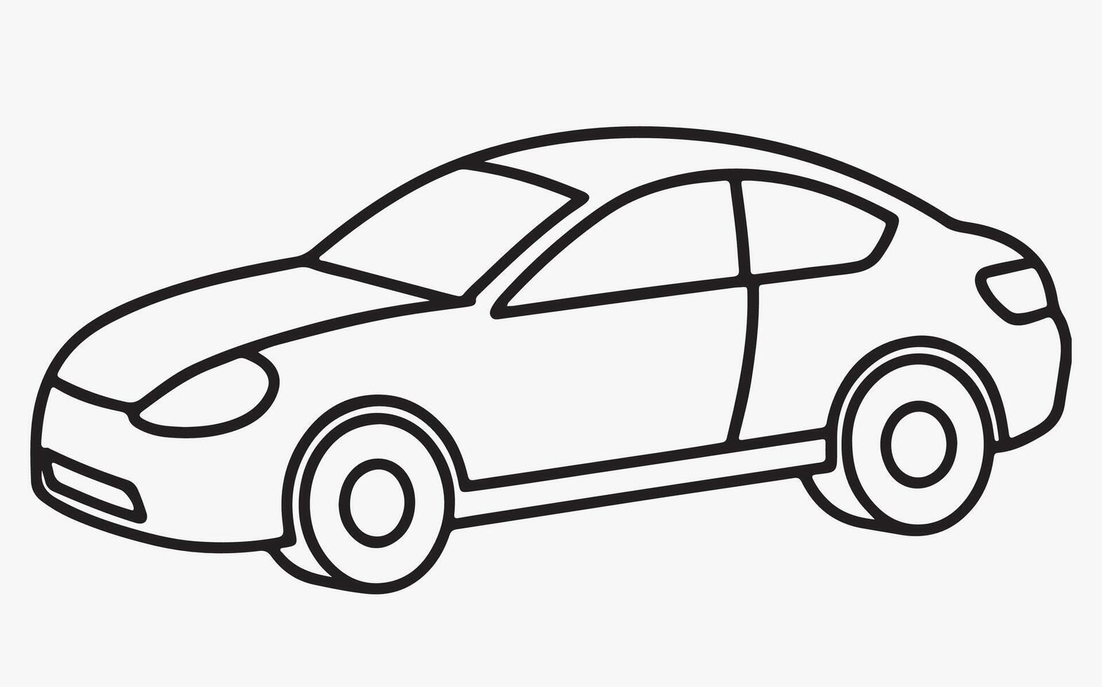 Amaizing Car line art iimage clipart vector