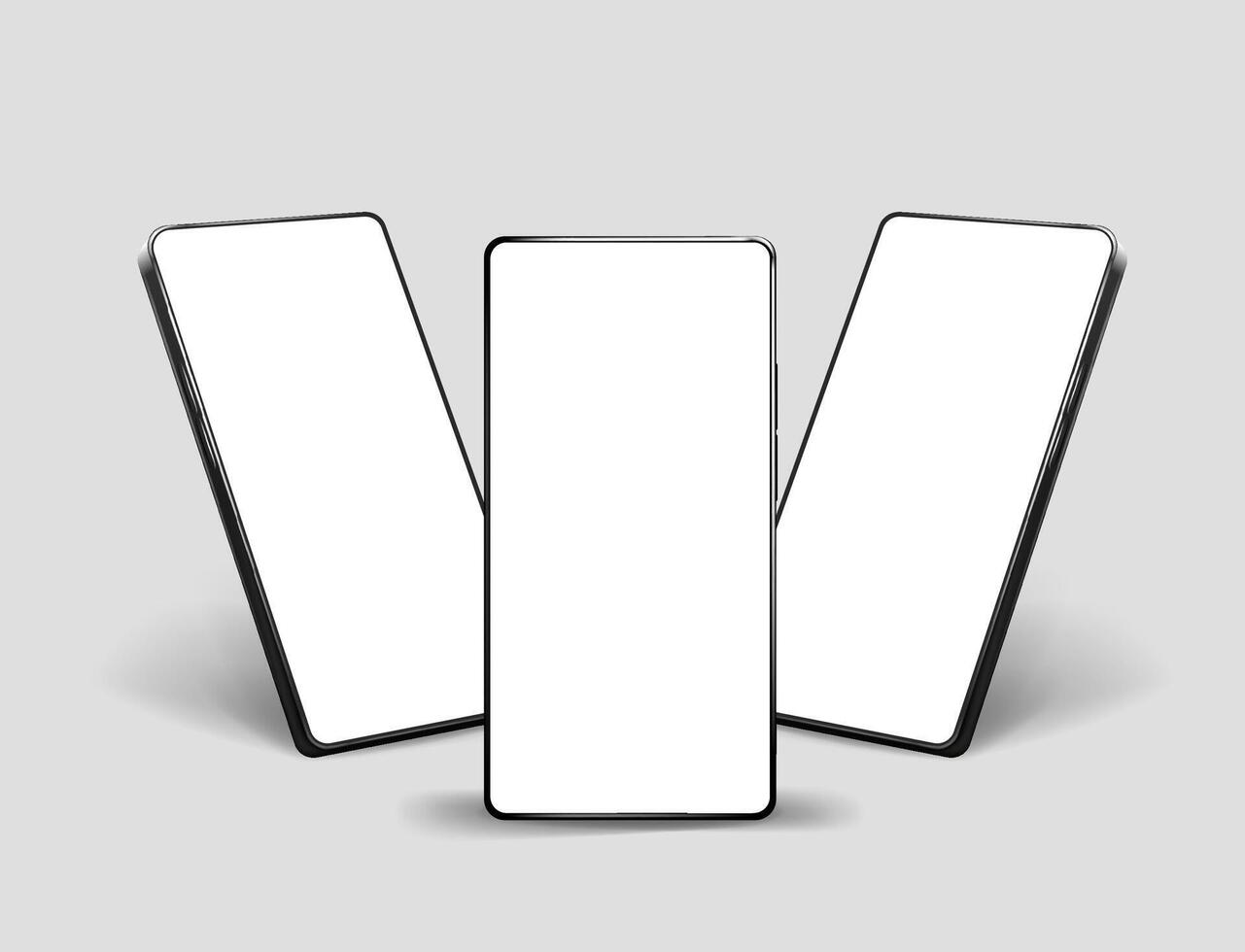 Phone smartphone mockup. vector