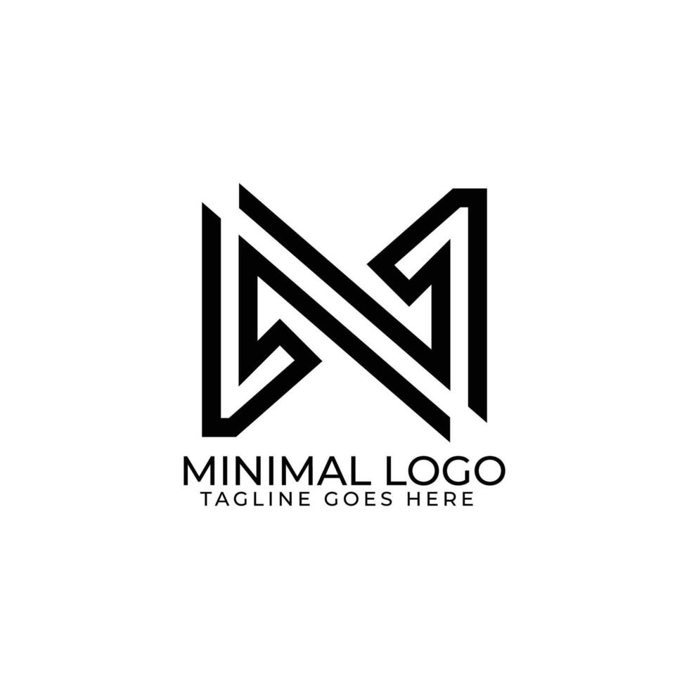 Dynamic M Letter Logo vector
