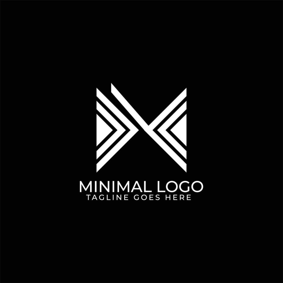 Modern X letter butterfly shape logo design vector