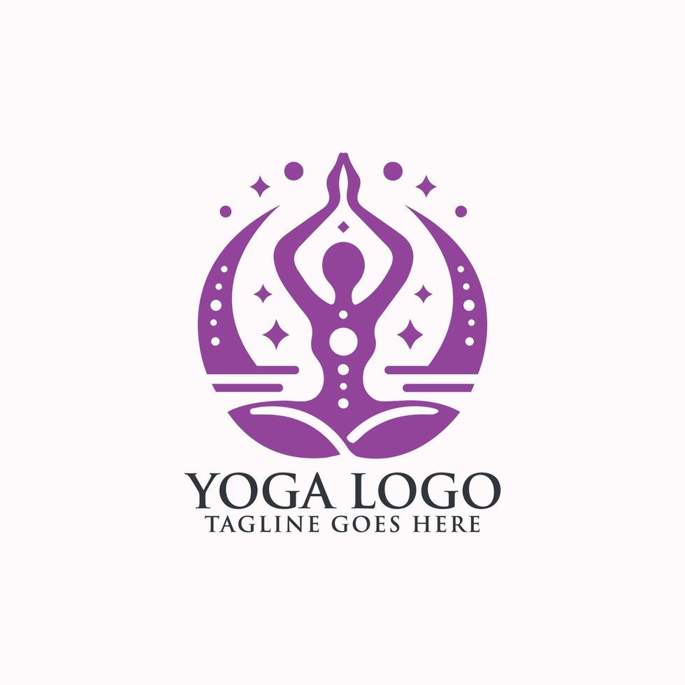Unique Yoga Logos for Instructors and Studios vector
