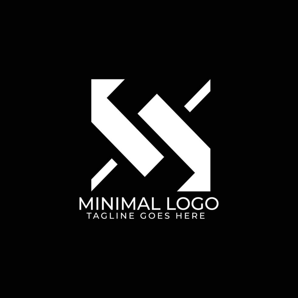 Minimalist X Letter Logo Design Clean Modern and Sleek Branding Idea vector
