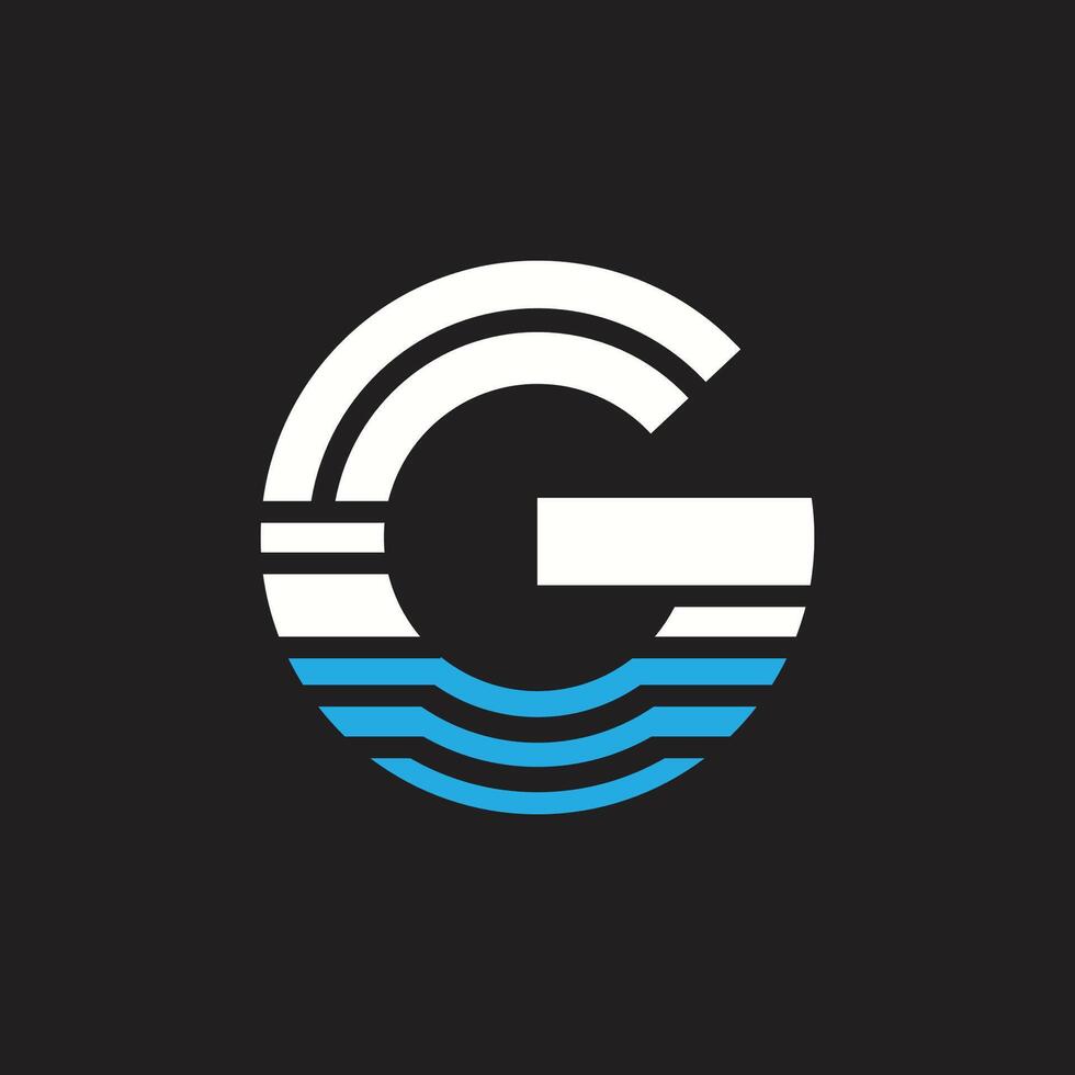 G Letter Logo Design vector