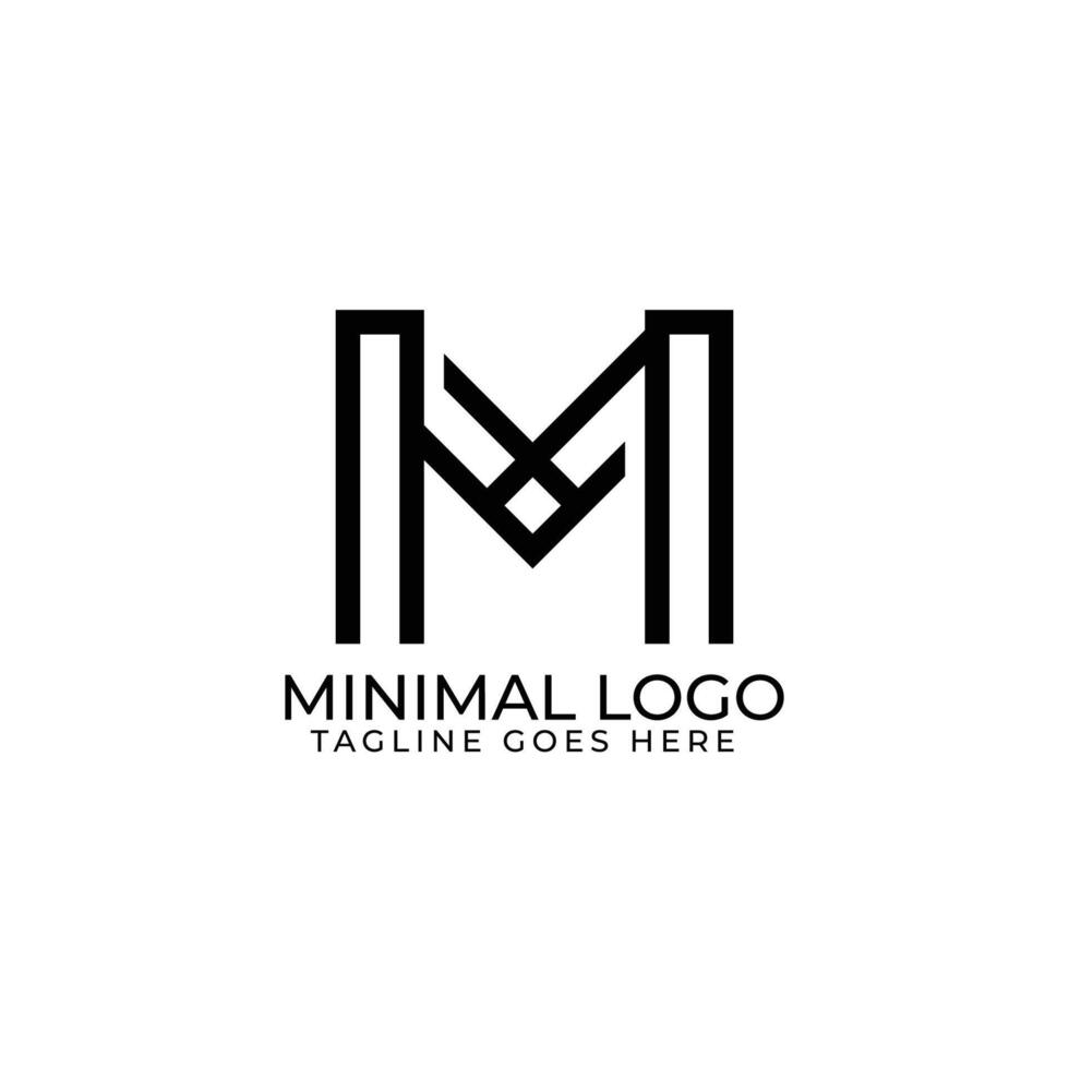 Eye-Catching M Initial Design for Premium Logos vector