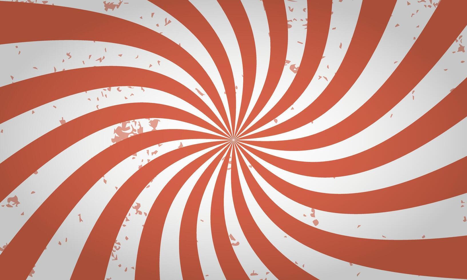 Red White Classic vintage rays sunburst twisted retro background vector