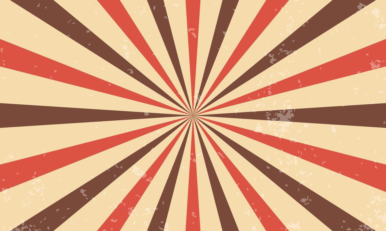 Vintage Sunburst Background with Grunge Texture vector