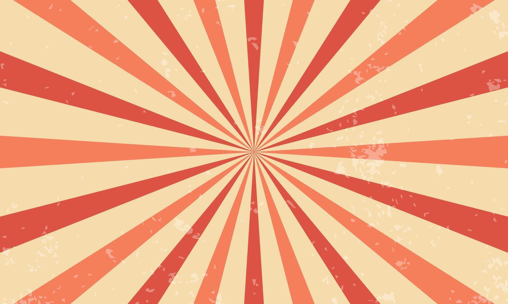 Warm Red Classic vintage rays sunburst retro background vector
