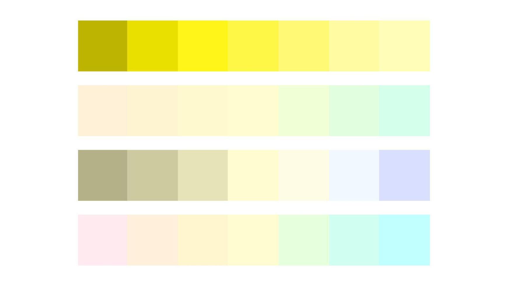 Cream color palette. Mono, analogous, complementary, triad color. Color palette for ui ux design. Abstract illustration for your graphic design vector