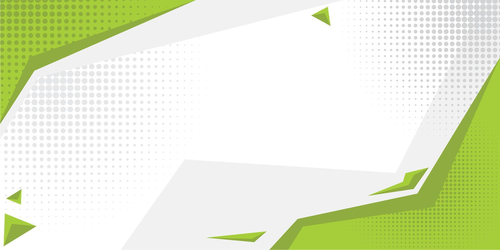 Minimalist comic green background vector