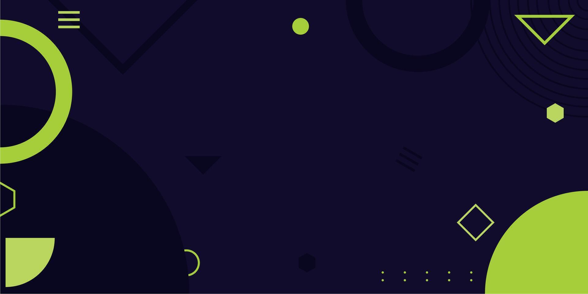 Blue green abstract geometry vector