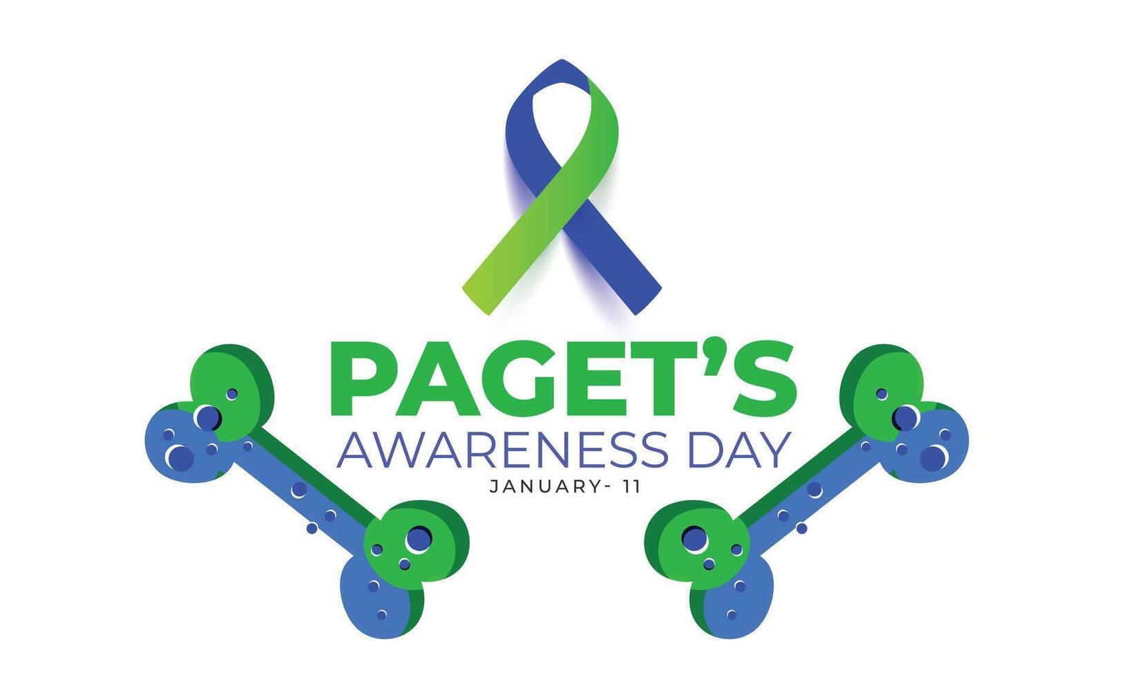 Pagets awareness day. background, banner, card, poster, template. illustration. vector
