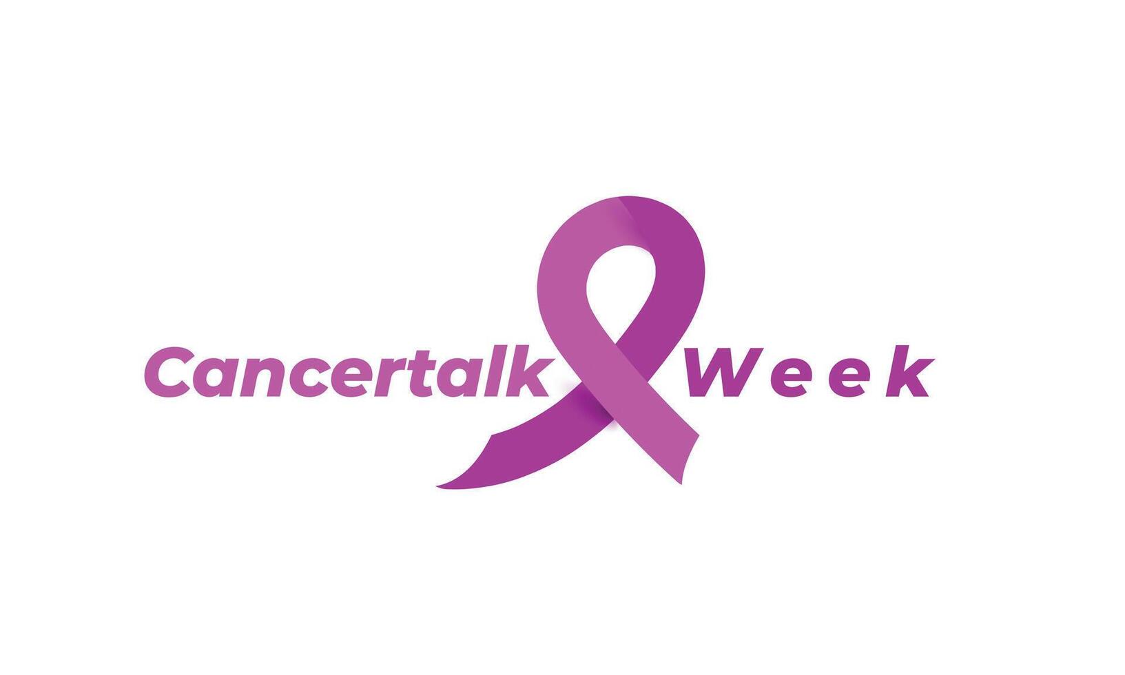 Cancertalk week. background, banner, card, poster, template. illustration. vector
