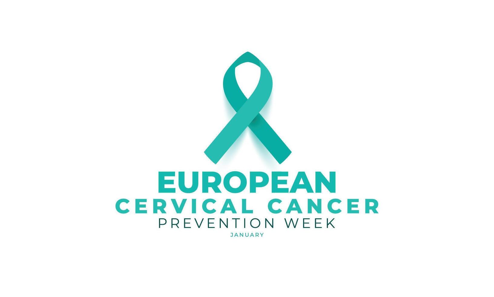 European Cervical cancer prevention week. background, banner, card, poster, template. illustration. vector