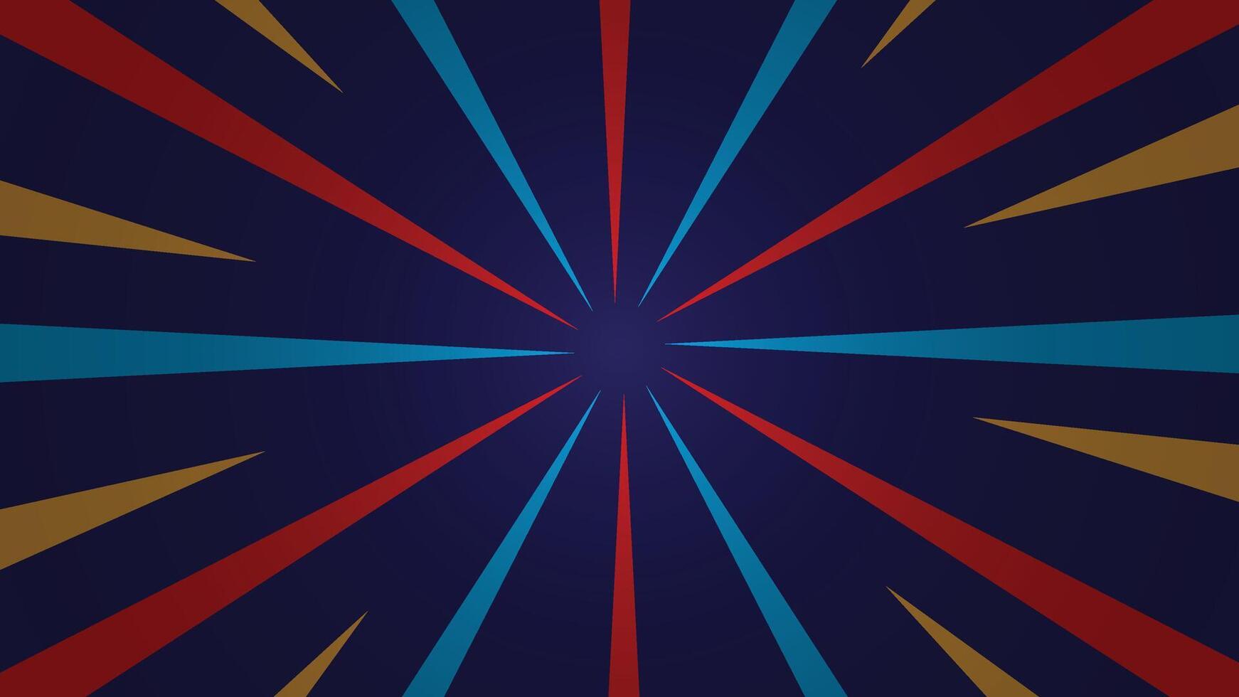 illustration of abstract background with sunburst vector
