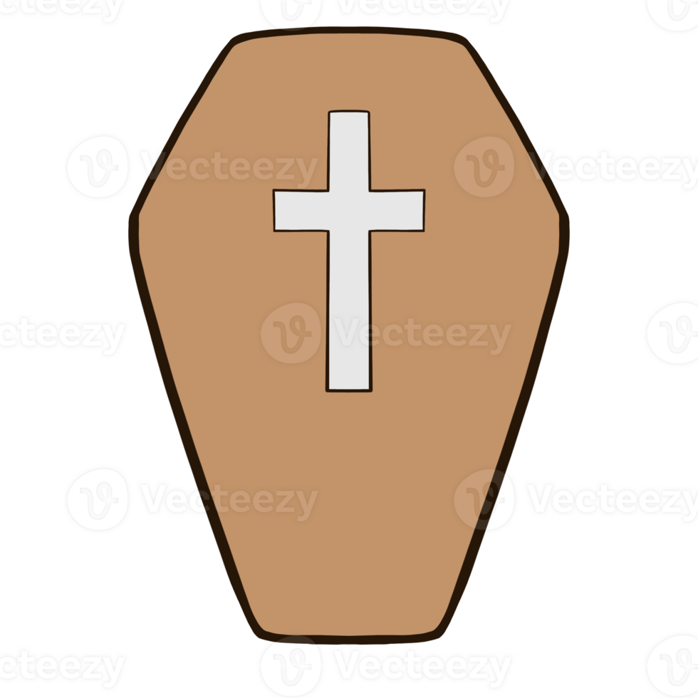 a coffin icon on a transparent background png