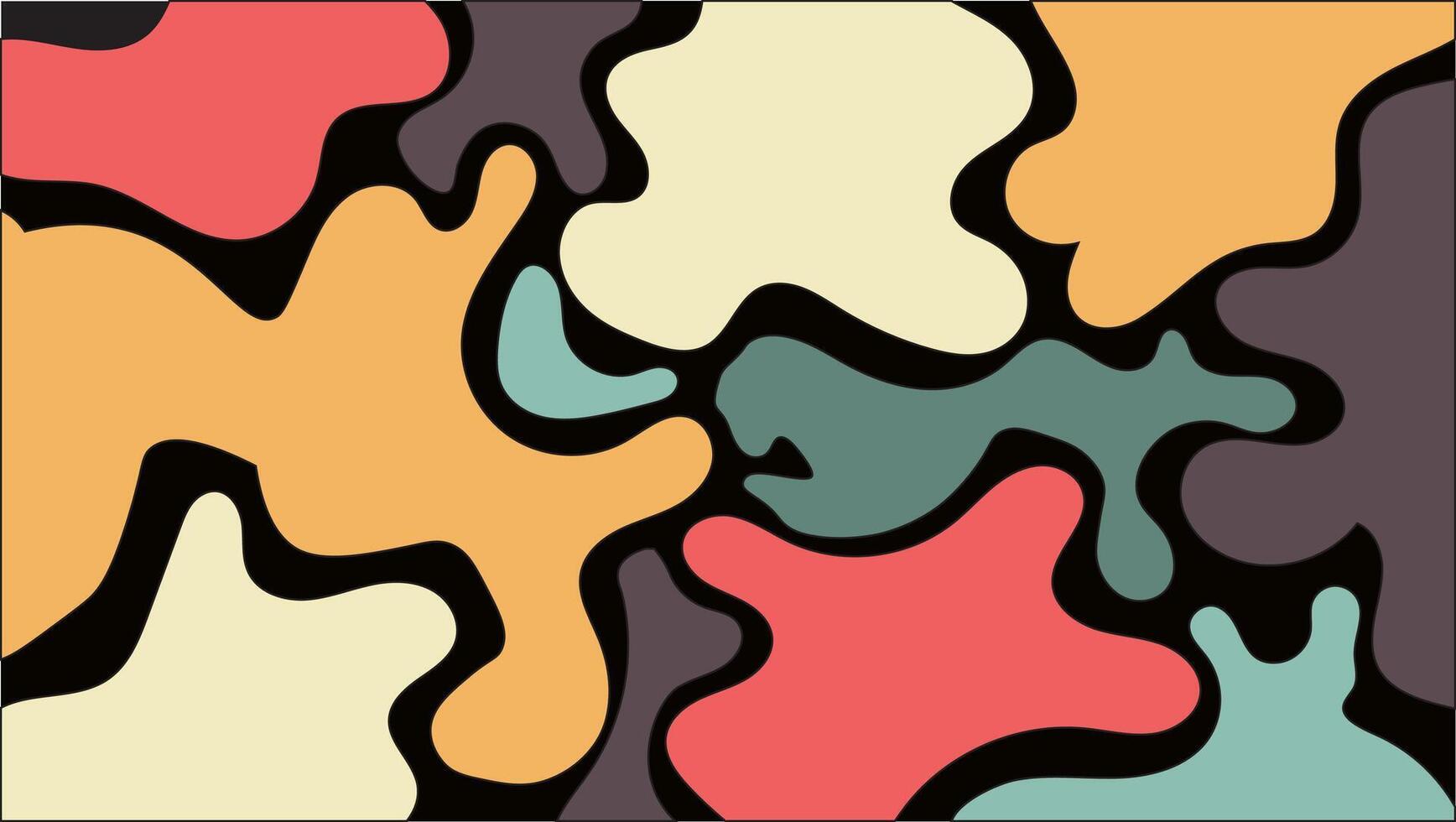 a colorful abstract pattern with many different shapes vector