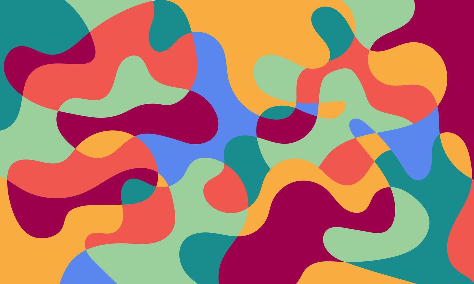 a colorful abstract background with many shapes vector