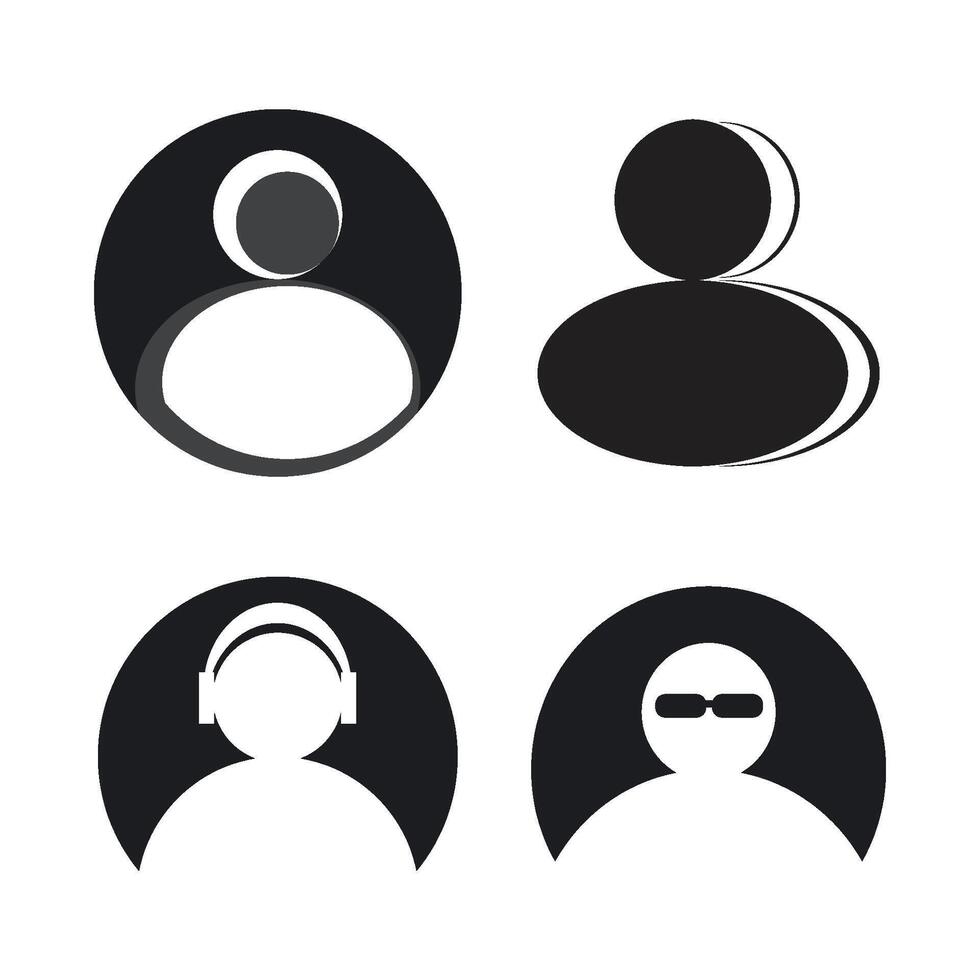 Profile Template Icon vector
