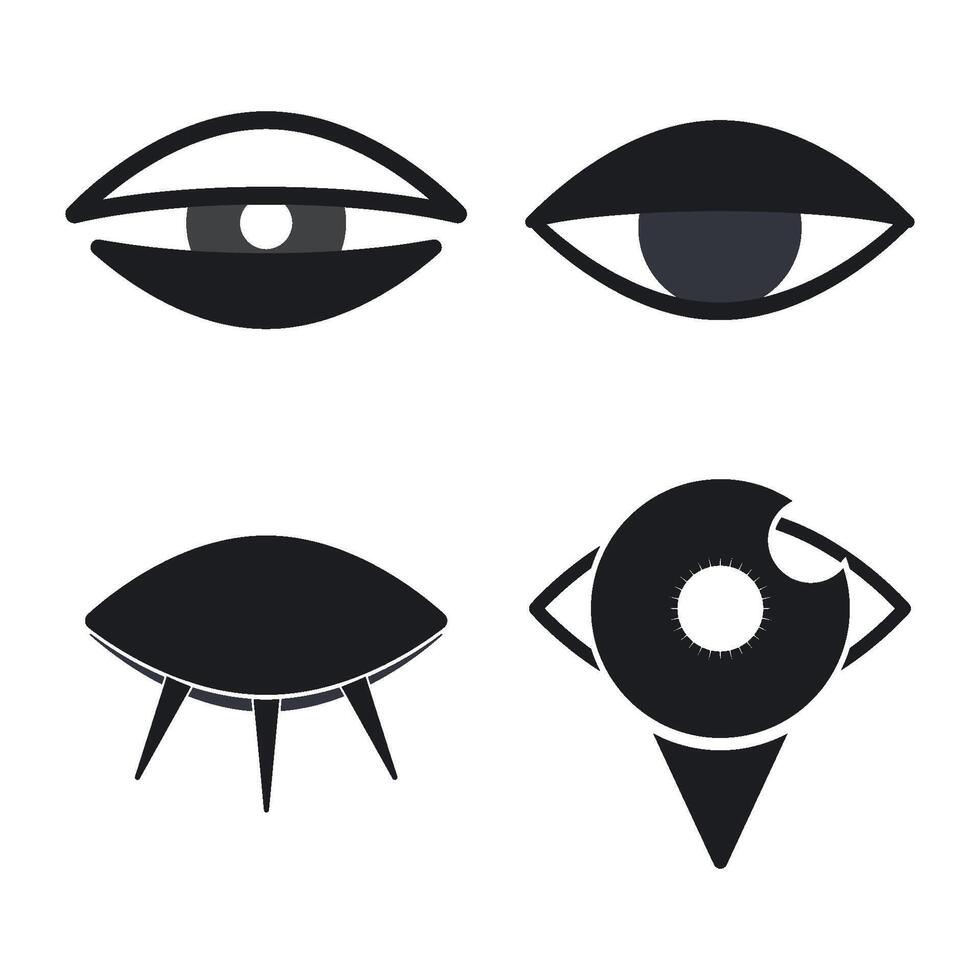 Eye Template Icon vector